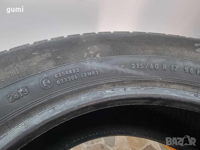 2бр зимни гуми 215/60/17 Continental C526 , снимка 4 - Гуми и джанти - 43395770