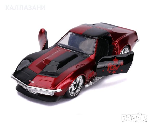 Кола Harley Quinn 1969 Corvette Stingray 1:32 Jada Toys 253252015, снимка 3 - Коли, камиони, мотори, писти - 44113068