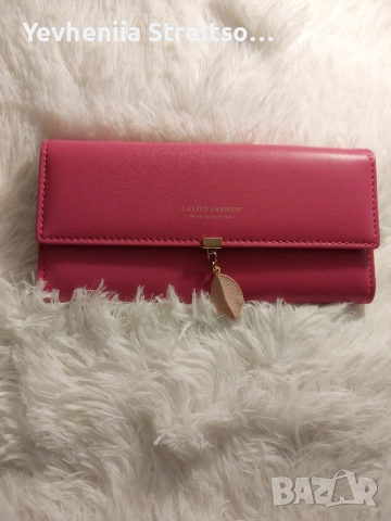 новый дамский кошелёк розово гоцвета, снимка 2 - Портфейли, портмонета - 52849673