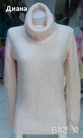 Блузони и пуловери от мохер-ръчно плетиво, снимка 13 - Блузи с дълъг ръкав и пуловери - 32547561