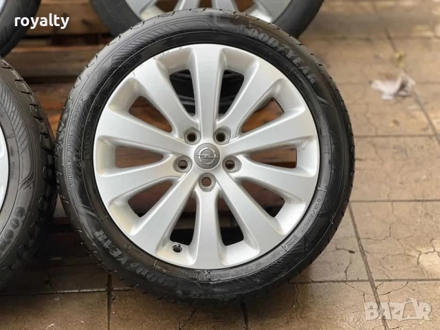 5х105 17 Лети Джанти Opel Astra Mokka ET 42 J 7 Централен отвор 56.6 Подарък Летни Гуми Goodyear 215, снимка 9 - Гуми и джанти - 52404443