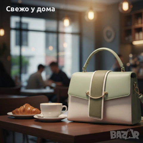 Елегантна дамска чанта в 7 цвята - компактна и стилна за всеки повод, снимка 2 - Чанти - 53562600