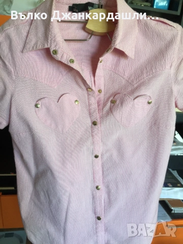 Дамска риза Love Moschino, размер S, снимка 9 - Ризи - 53095952