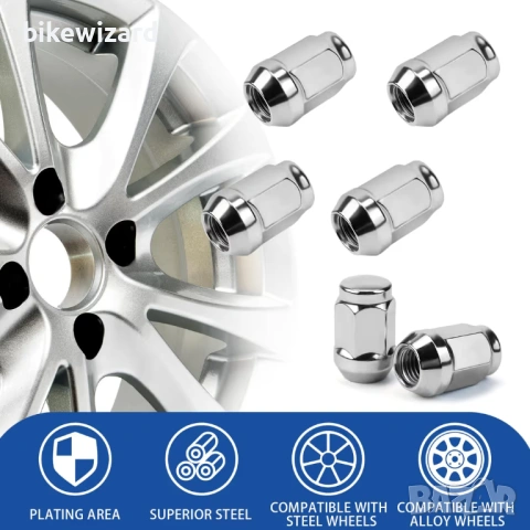 20 Броя гайки 12 х 1.5 + вложка НОВИ, снимка 3 - Части - 53238295