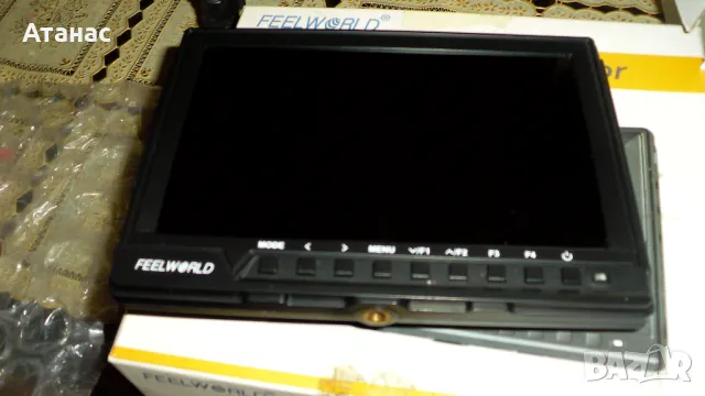 Монитор  Feelworld FW760 7"  Full HD HDMI USB сенник, снимка 6 - Чанти, стативи, аксесоари - 50440939