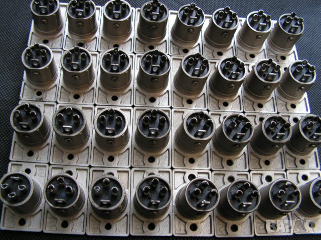 Оригинални Cannon XLR конектори от 70-те, сервизно възстановени, снимка 12 - Други - 43944676