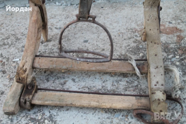 Здрав самар за магаре със стремена, снимка 11 - Антикварни и старинни предмети - 51408165