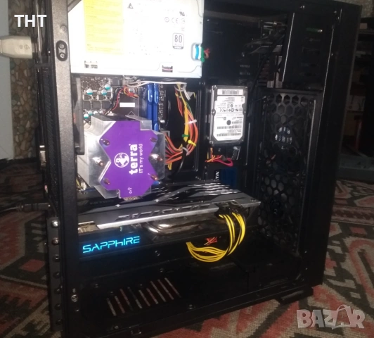 ГеймингPC i7 3770S-4с/8т/RX570-4gb/16gbDDR3/120ssd/1Tbhdd/475PSU, снимка 3 - Геймърски - 53294086