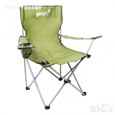 Сгъваем къмпинг стол в зелено в комплект с калъф ” Gelert”,внос от Англия