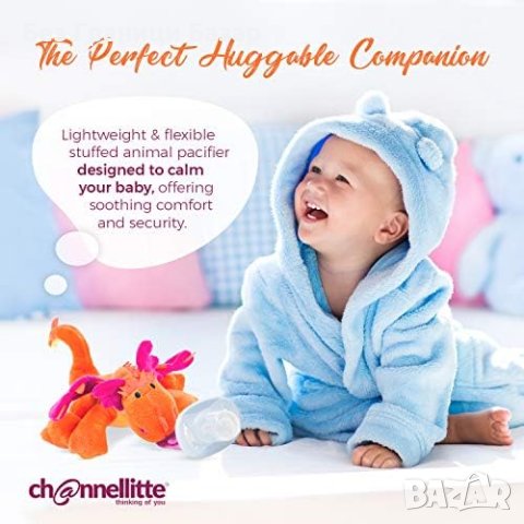 Нова Залъгалка с Плюшено Драконче - Безопасна и Универсална Деца, снимка 3 - Други - 43361770