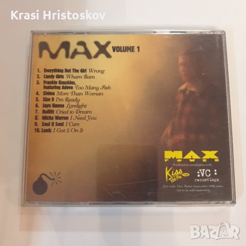 Max Volume 1 cd, снимка 3 - CD дискове - 43750591