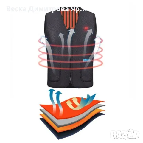 Унисекс електрически термичен елек за зимния период , снимка 4 - Друга електроника - 48214127