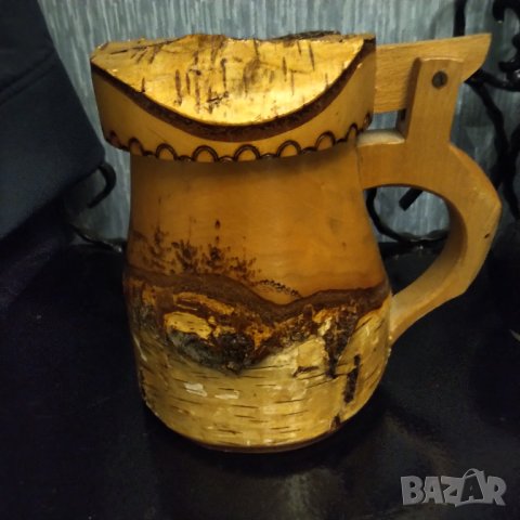 Дървена кана  ( халба ) за бира от бреза  разпродажба , снимка 5 - Антикварни и старинни предмети - 37953474