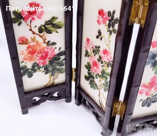 Азиатски порцеланов разделител, снимка 2 - Антикварни и старинни предмети - 52971460