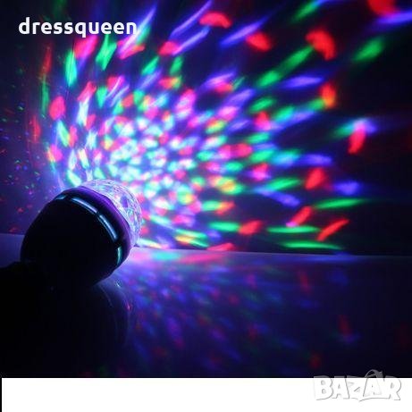 Диско Лампа Led-rgb, 3w, снимка 3 - Декорация за дома - 27143467