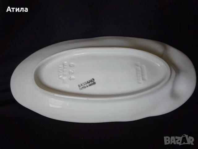 чиния керамика италия 25/12 см, снимка 3 - Чинии - 51351001