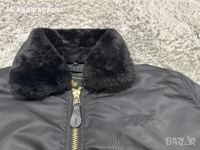 Мъжко Alpha Industries B-15 flight jacket, Размер М, снимка 6 - Якета - 52861123