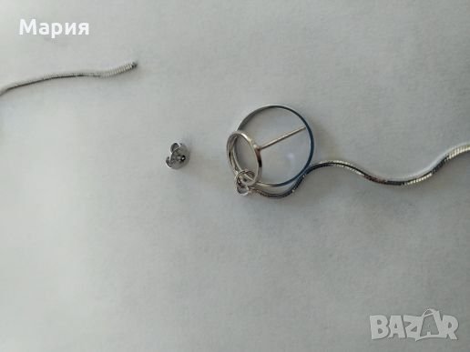 Нежен сребърен комплект, снимка 5 - Бижутерийни комплекти - 26595070