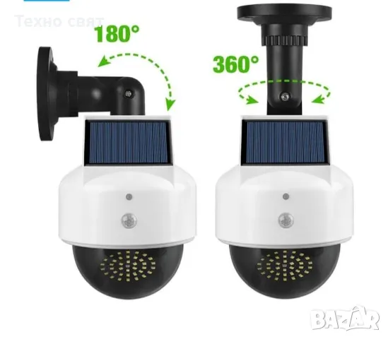 5бр=79.90лв 1200W Соларна Лампа фалшива камера лампи, снимка 5 - Соларни лампи - 47708409