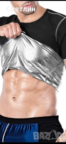 Черна сауна тениска