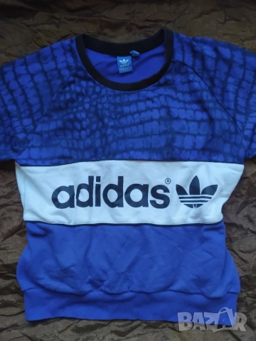 Adidas 100% оригинална спортна дамска блуза с дълъг ръкав, снимка 5 - Блузи с дълъг ръкав и пуловери - 52802933