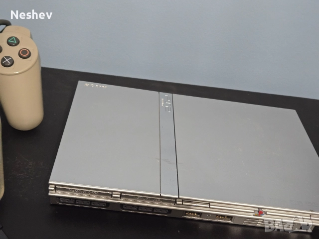 Playstation 2 slim silver с два джойстика, снимка 2 - PlayStation конзоли - 52670751