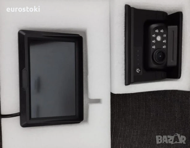 VTOPEK магнитна соларна камера за заден ход с монитор, автомобилна задна камера, снимка 9 - Аксесоари и консумативи - 51345195