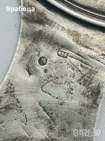 Сребро. 84. Царска Русия. Цедка за чай , снимка 8 - Антикварни и старинни предмети - 36559865