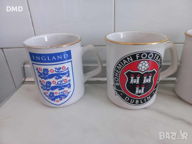 Футбол - Порцеланови чаши от Великобритания , снимка 2 - Колекции - 43594515