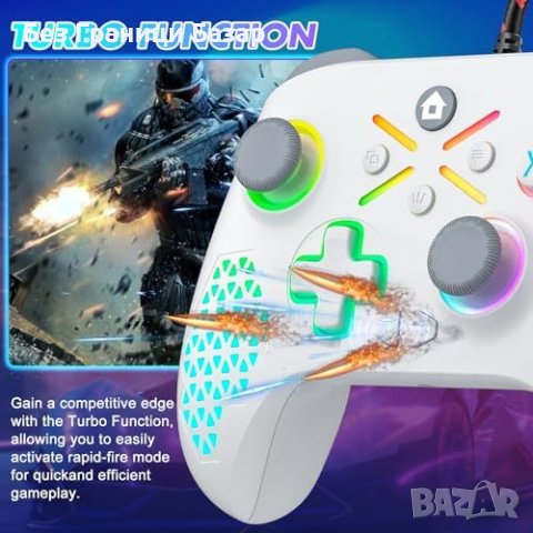 Нов Xbox/PC Гейминг Контролер, Прецизен Джойстик, Вибрация, Сподели Бутон, снимка 6 - Друга електроника - 43773887