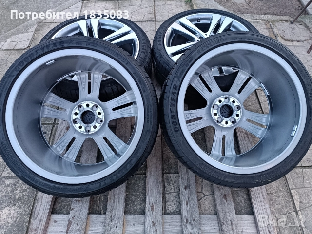 Джанти спорт пакет 19ки 5х112 Mercedes + летни гуми GoodYear, снимка 13 - Гуми и джанти - 52863394