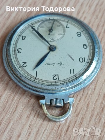Рядък джобен часовник Салют (Молния) на 78 години СССР , снимка 4 - Антикварни и старинни предмети - 43886311