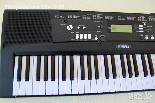 Yamaha – Синтезатор с 5 октави, динамична светеща клавиатура и подарък, снимка 6 - Синтезатори - 53142327