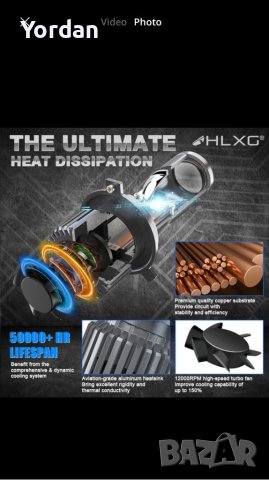 LED крушки H4, 100W, супер силни, снимка 11 - Аксесоари и консумативи - 40629737