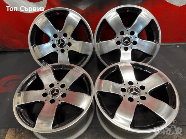 Алуминиеви джанти за Мерцедес (Mercedes), 16 цола, 5х112, снимка 4 - Гуми и джанти - 52594473