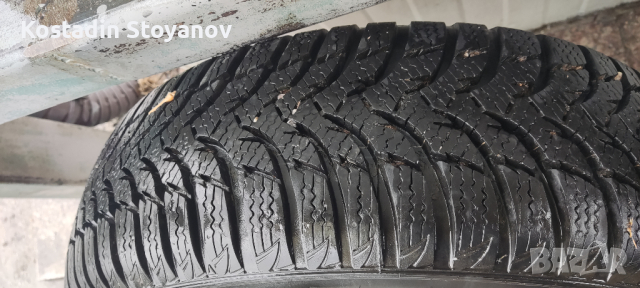 Продавам 2бр. зимни Kumho 175/65/14 с джанти, снимка 4 - Гуми и джанти - 44844491