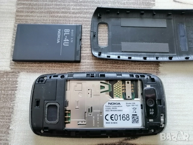 Телефон NOKIA ASHA 306, снимка 7 - Nokia - 53587910
