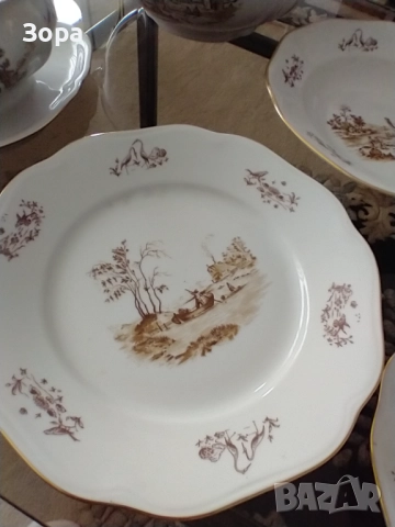 Порцеланов Сервиз за Хранене от 25 части - BOHEMIA порцелан, снимка 4 - Сервизи - 52305806