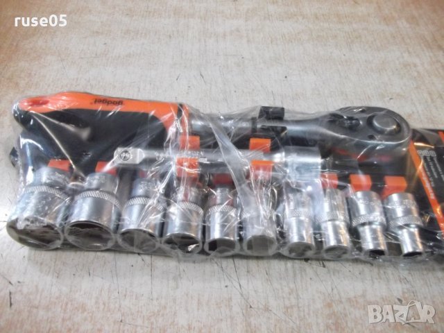 Тресчотка "Gadget" с вложки, к-т 12 части 1/2" 10-24 мм. нов, снимка 3 - Други инструменти - 35285576
