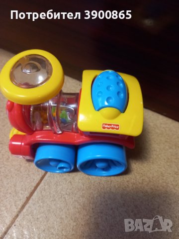 Качествена играчка-влакче на  FisherPrice, снимка 3 - Влакчета, самолети, хеликоптери - 43255335