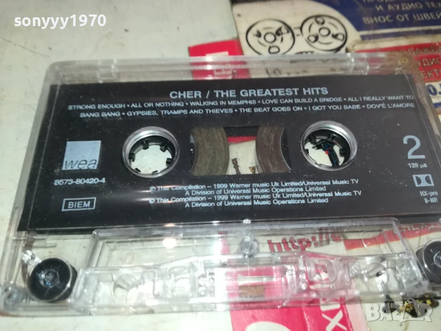 CHER-ORIGINAL TAPE 2407251645, снимка 2 - Аудио касети - 51130581