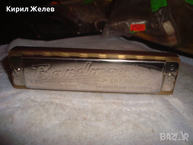 Bandmaster TREMOLO Стара ГДР Маркова УСТНА ХАРМОНИКА РЯДКА 30939, снимка 6 - Антикварни и старинни предмети - 38108275