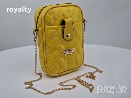 Guess Жълта Дамска Чанта , снимка 2 - Чанти - 52077046