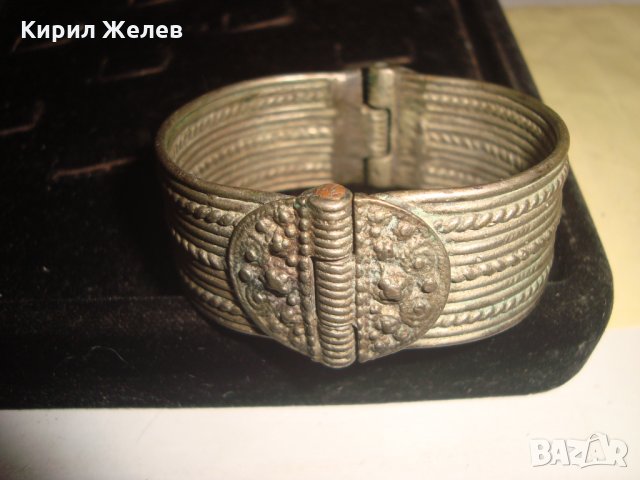 19 ВЕК ВЪЗРОЖДЕНСКА САЧАНЕНА ГРИВНА с ЩИФТ СРЕБЪРНА МАЙСТОРСКА СТАРА РЪЧНА ИЗРАБОТКА НАКИТ 6627, снимка 2 - Антикварни и старинни предмети - 33214924