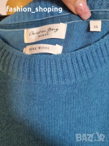 Пуловер Christian Berg (100% вълна), снимка 5 - Блузи с дълъг ръкав и пуловери - 48929686