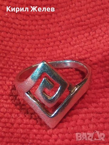 СТАР СРЕБЪРЕН ПРЪСТЕН СРЕБРО 925 АЖУРНА МАЙСТОРСКА АРТ ИЗРАБОТКА 25260