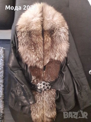 Естествена кожа и естествена лисица, снимка 8 - Якета - 39303180