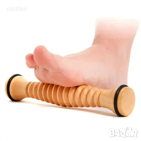 Дървен масажор за стъпала