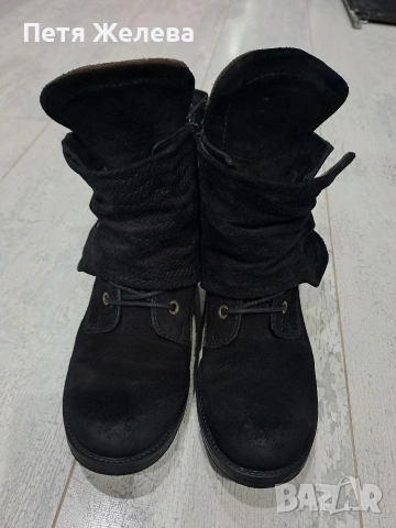 Дамски боти естествена кожа , снимка 14 - Дамски боти - 53404404