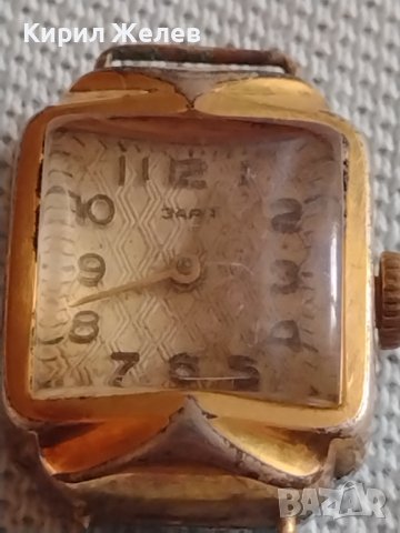 Стар механичен часовник с позлатена рамка за КОЛЕКЦИЯ 43075, снимка 2 - Други ценни предмети - 43905538